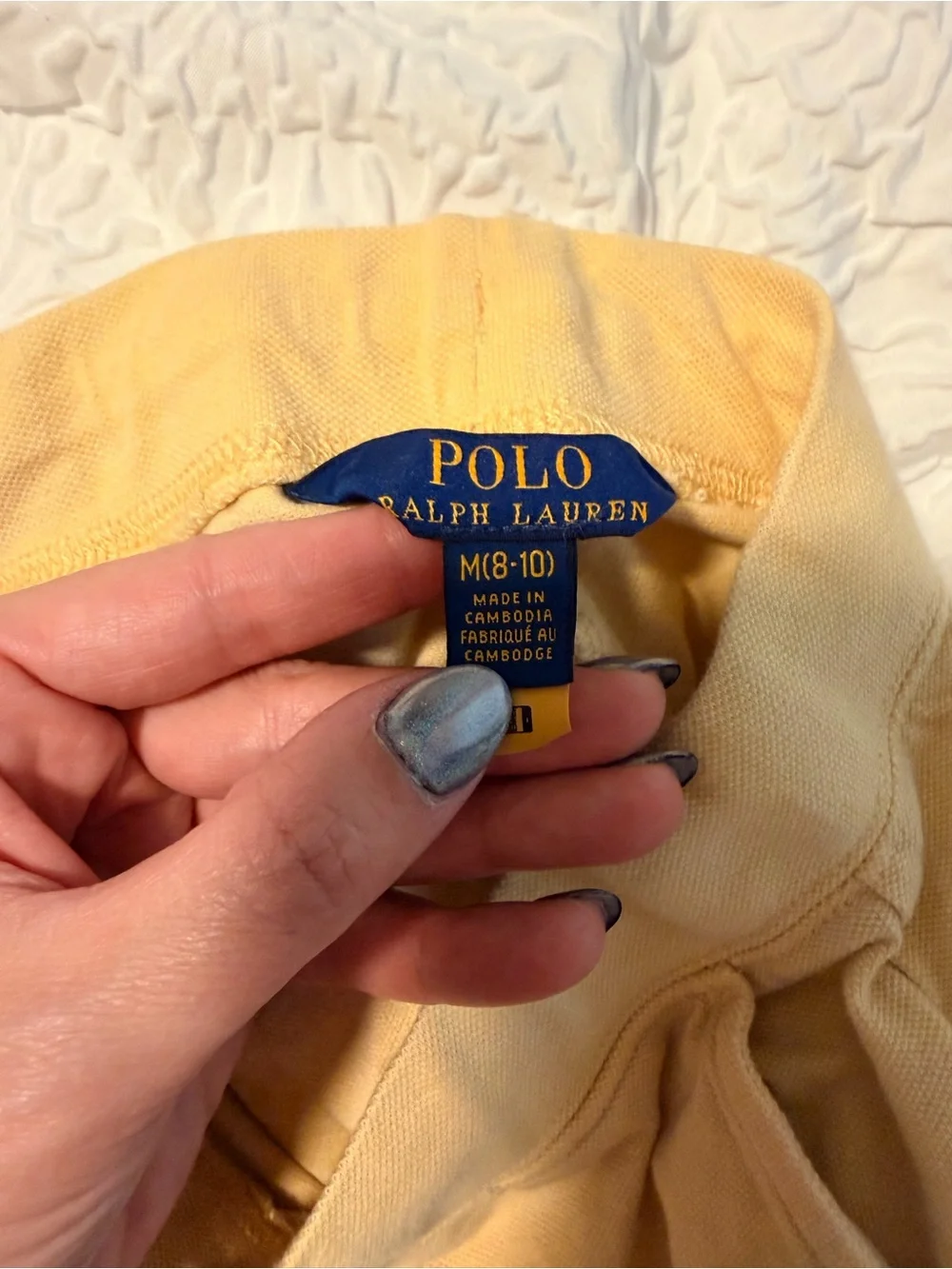 Ralph Lauren Yellow Ruffle Hem Girls' Shorts